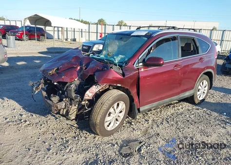 2013 Honda Cr-V Ex-L из США, поврежденный, VIN 5J6RM3H70DL022724